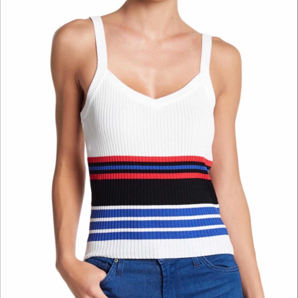 Striped Tank Sweater